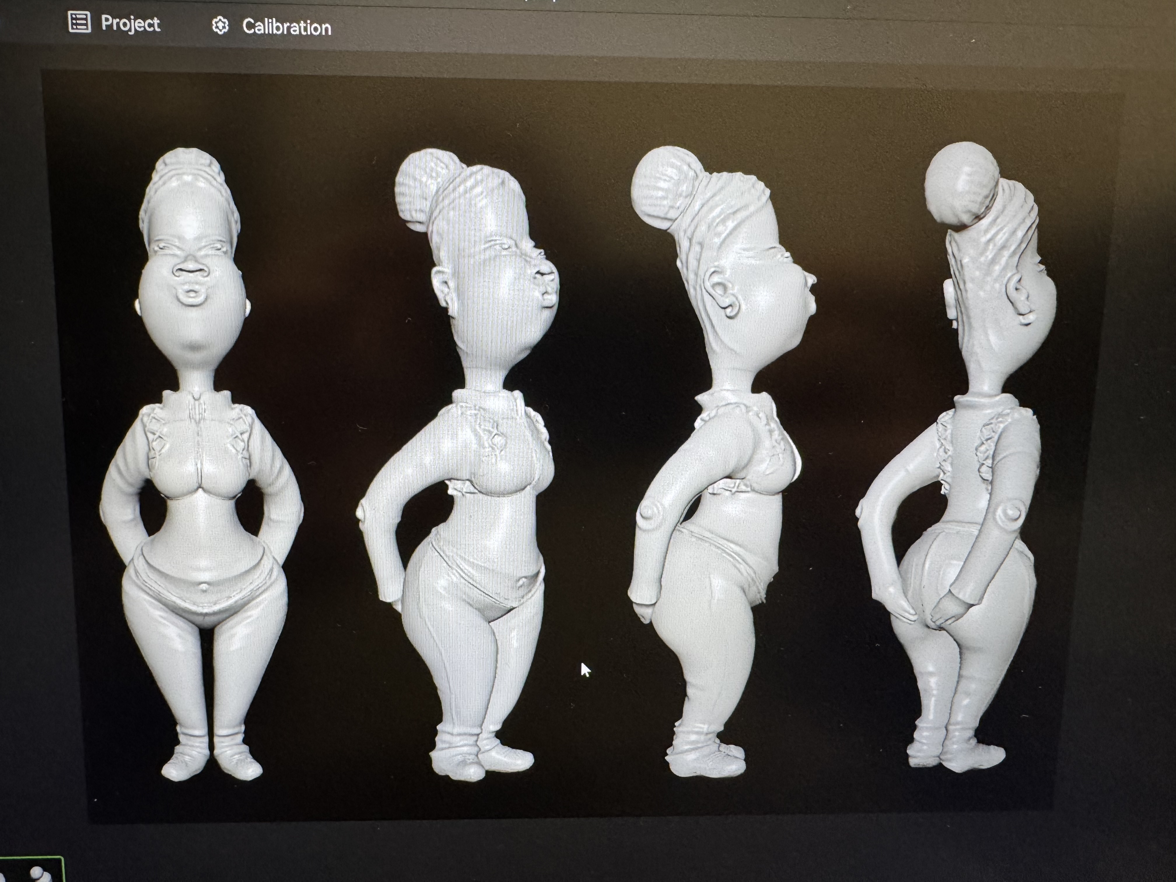 3-D Vanity Figurine